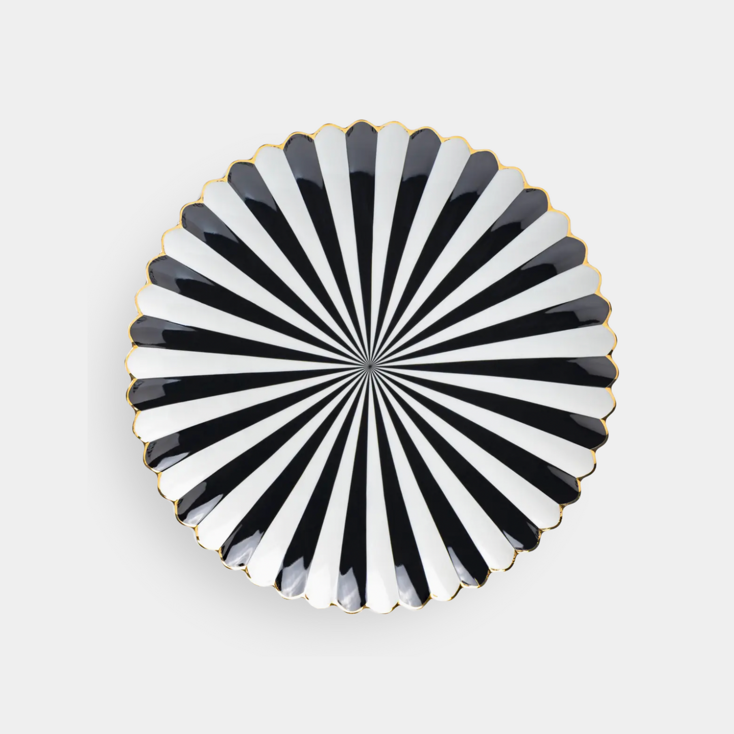 The Georgia: Scalloped Porcelain Salad Plate