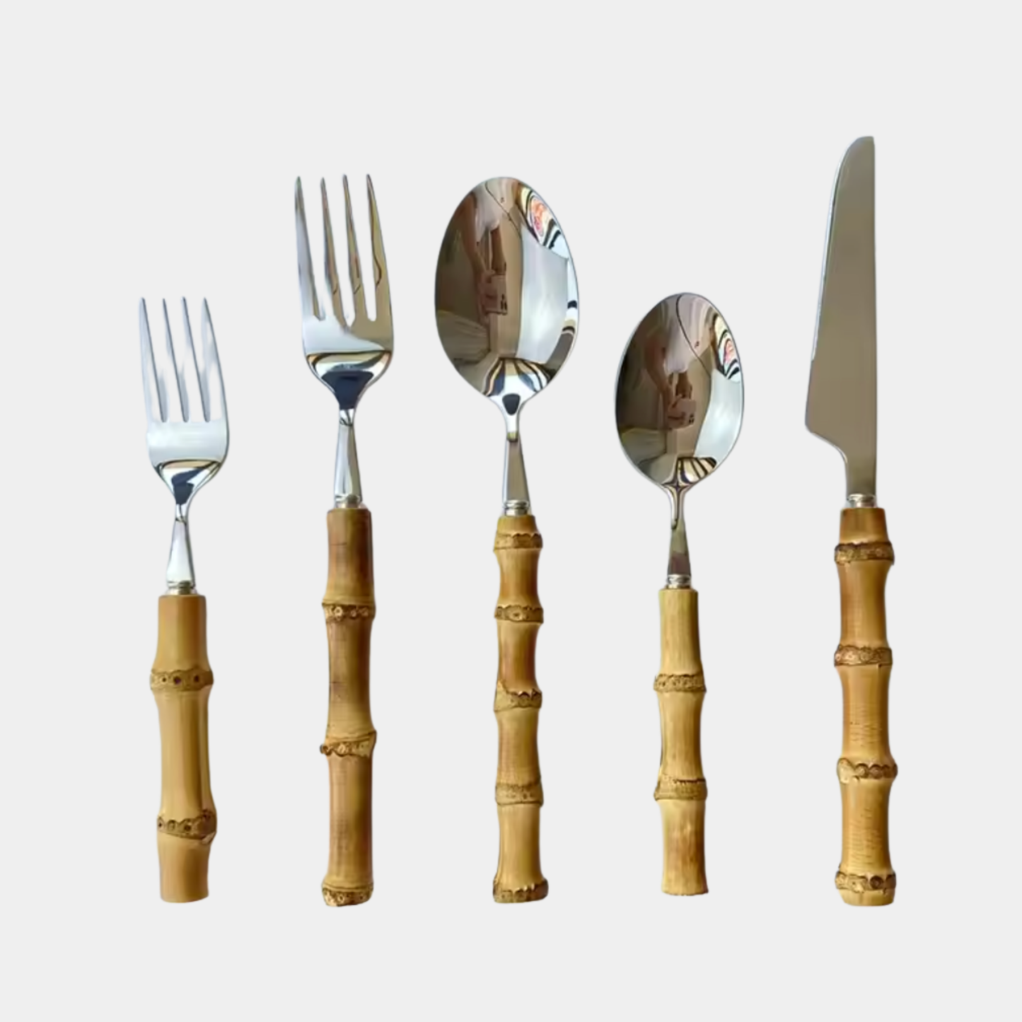 The Gwen Bamboo Flatware Set