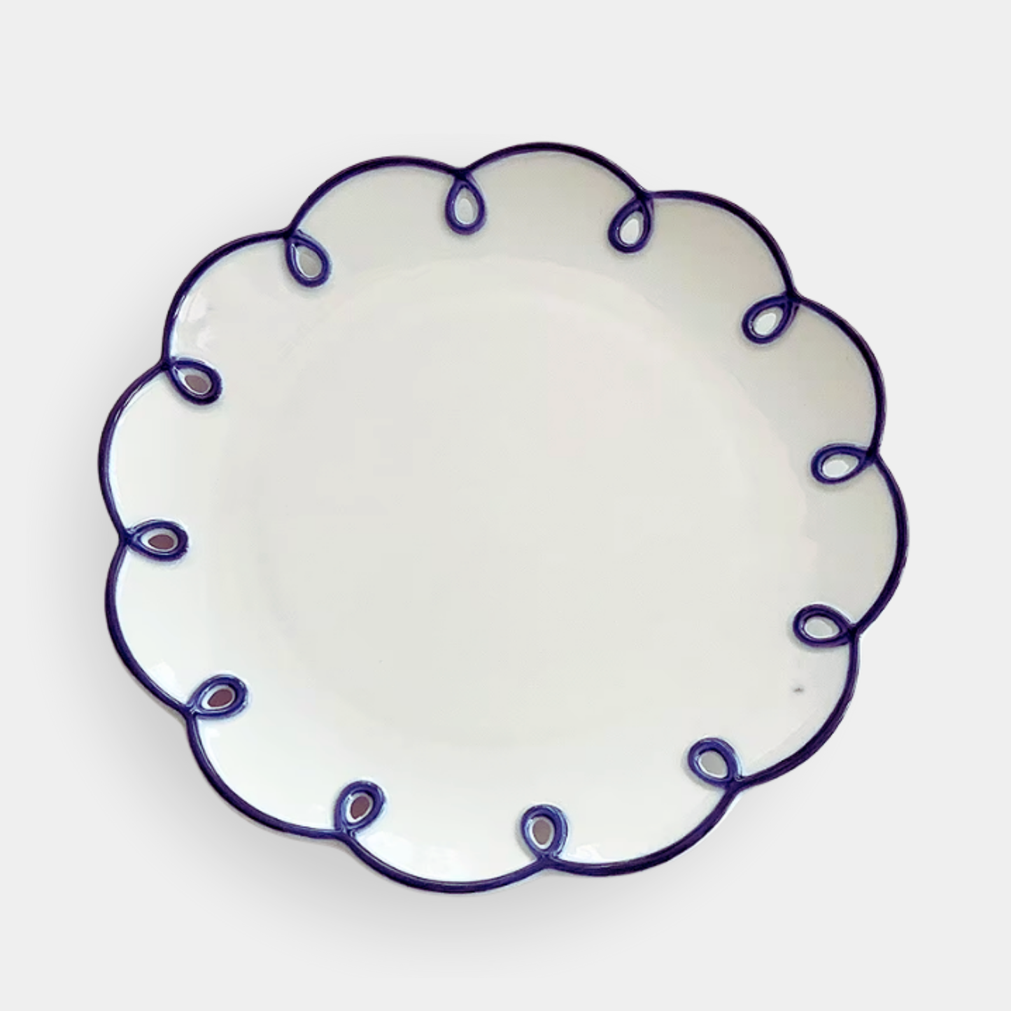 The Madeline Blue Salad Plate