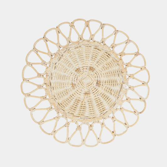 The Aria: Rattan Charger