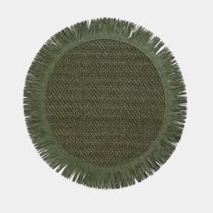 The Cabo Woven Placemat in Green